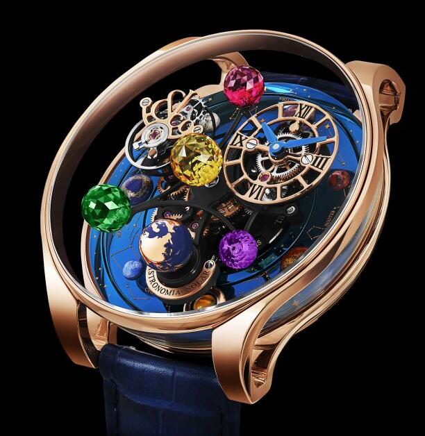 Replica Jacob & Co. ASTRONOMIA SOLAR CONSTELLATIONS PLANETS AND YELLOW STONE AS300.40.AA.AE.ABALA watch